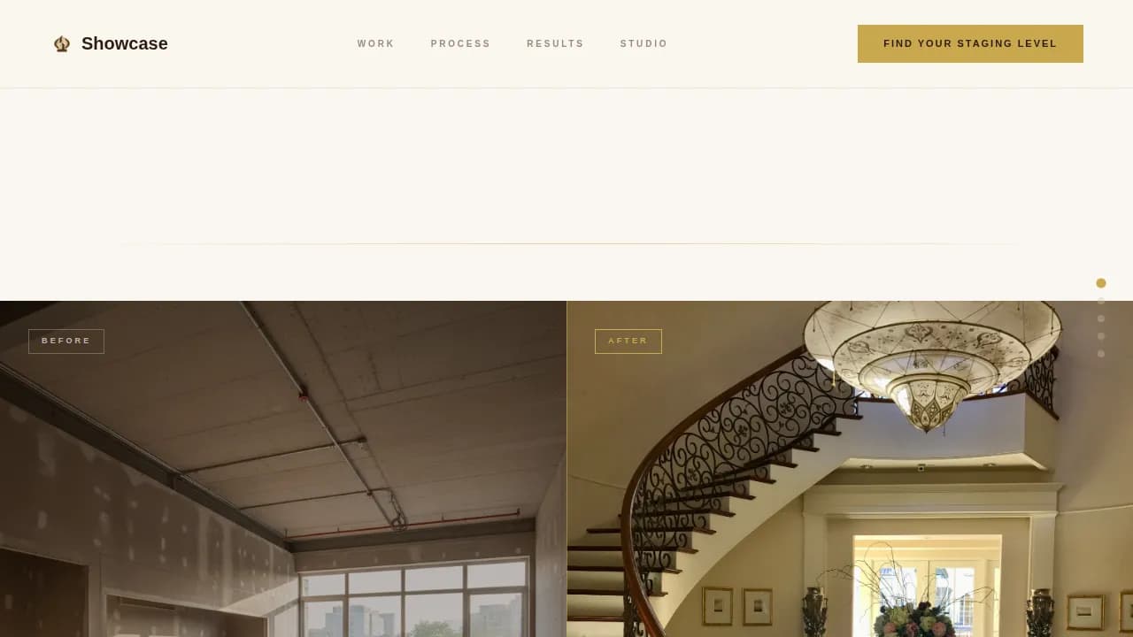 Stage — Expert Home Staging Landing Page Template