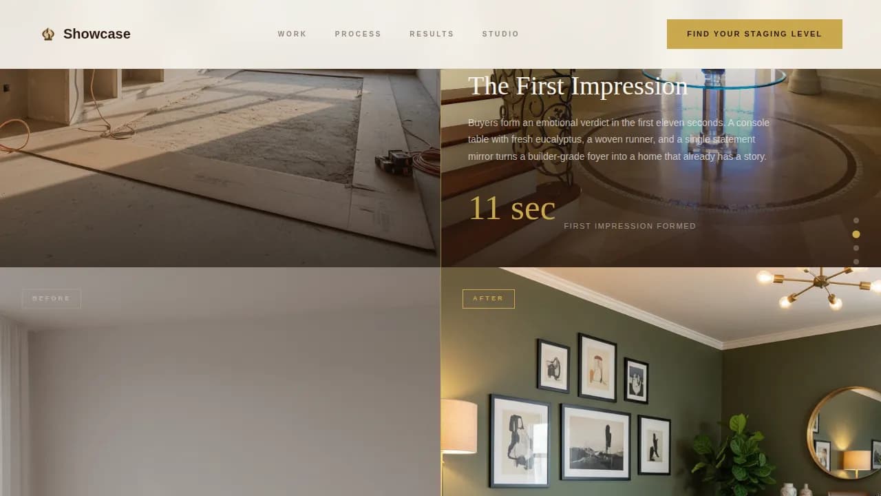 Stage — Expert Home Staging Landing Page Template