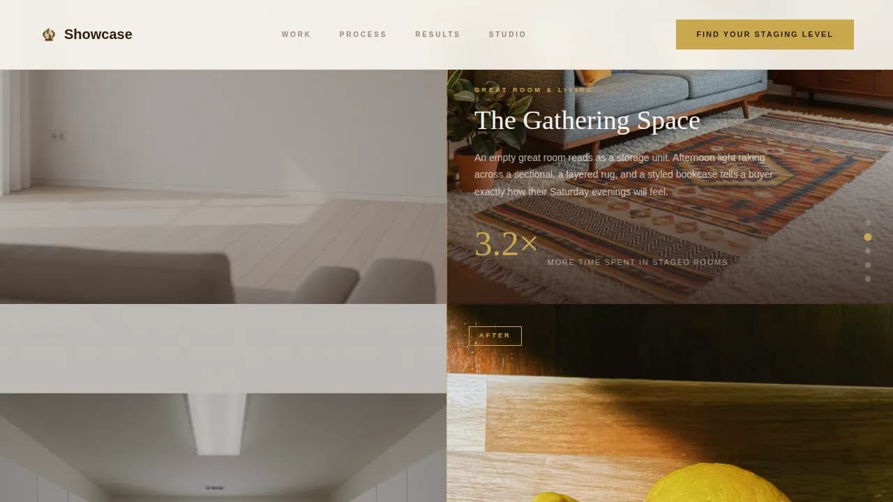 Stage — Expert Home Staging Landing Page Template