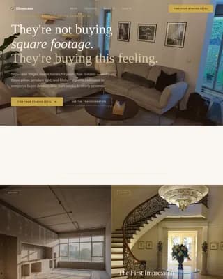Stage — Expert Home Staging Landing Page Template