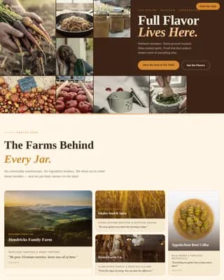 Savor — Premium Heart-Healthy Provisions Landing Page Template