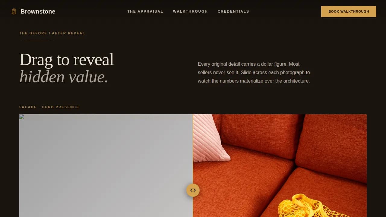 Heritage — Certified Rowhouse Appraisal Landing Page Template