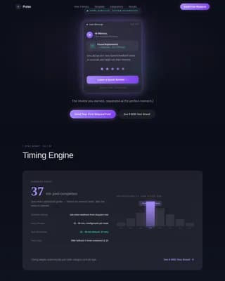 Verify — Instant Post-Service Reviews Landing Page Template