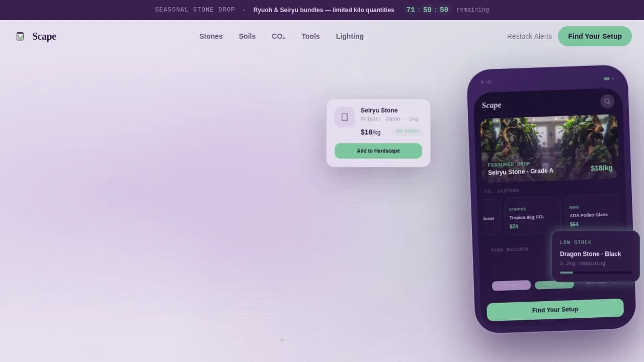 Hobby & Passion Supplies Pre-Launch Website Template