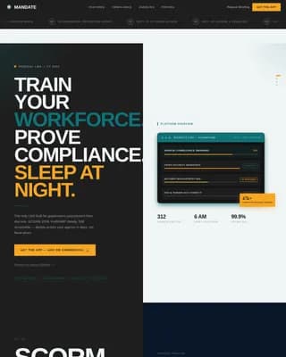 Institute — Powerful Government Training Landing Page Template