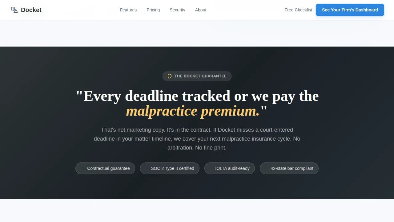 Briefcase — Assured Legal Operations Landing Page Template