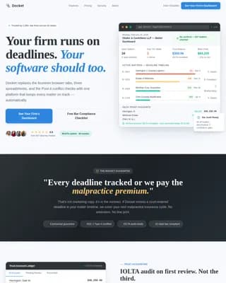 Briefcase — Assured Legal Operations Landing Page Template