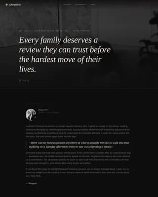 Story — Authoritative Elder Care Blog Landing Page Template