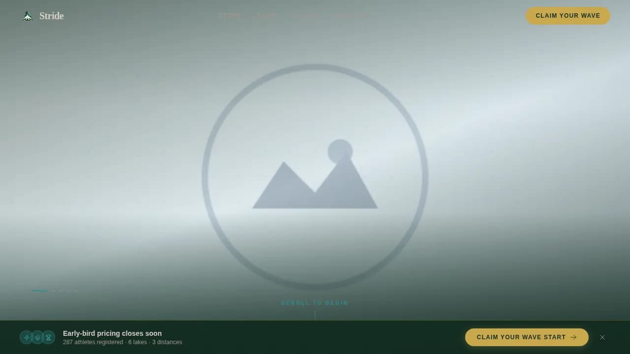 Swimming Fitness Blog Website Template