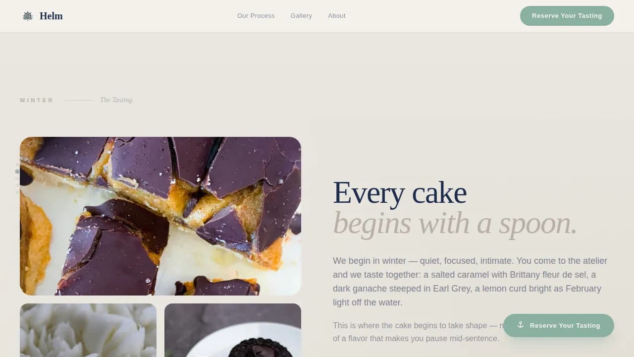 Nautical Wedding Booking Website Template