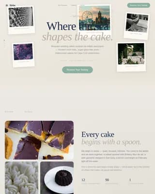 Nautical Wedding Booking Website Template