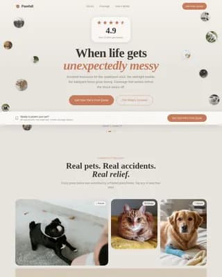 Pet Insurance & Finance Reviews Website Template
