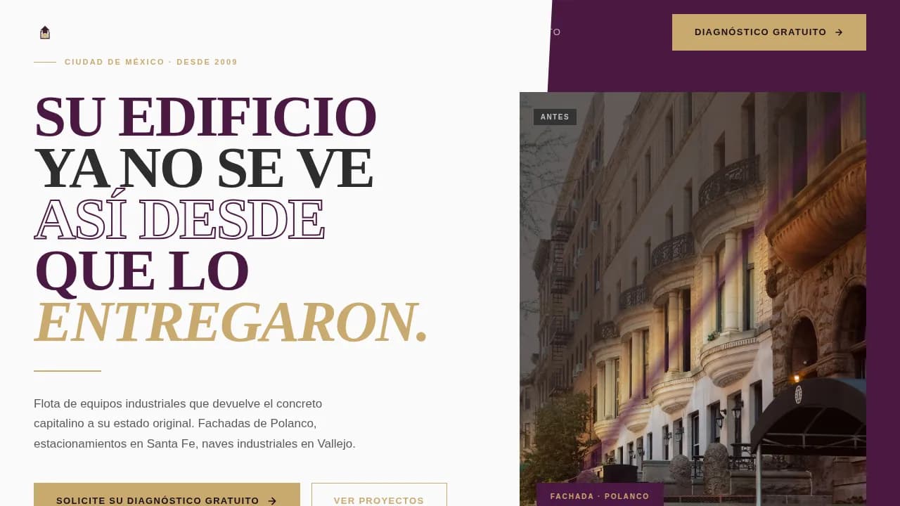 Mexico City Local Portfolio Website Template