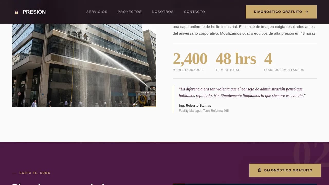 Mexico City Local Portfolio Website Template