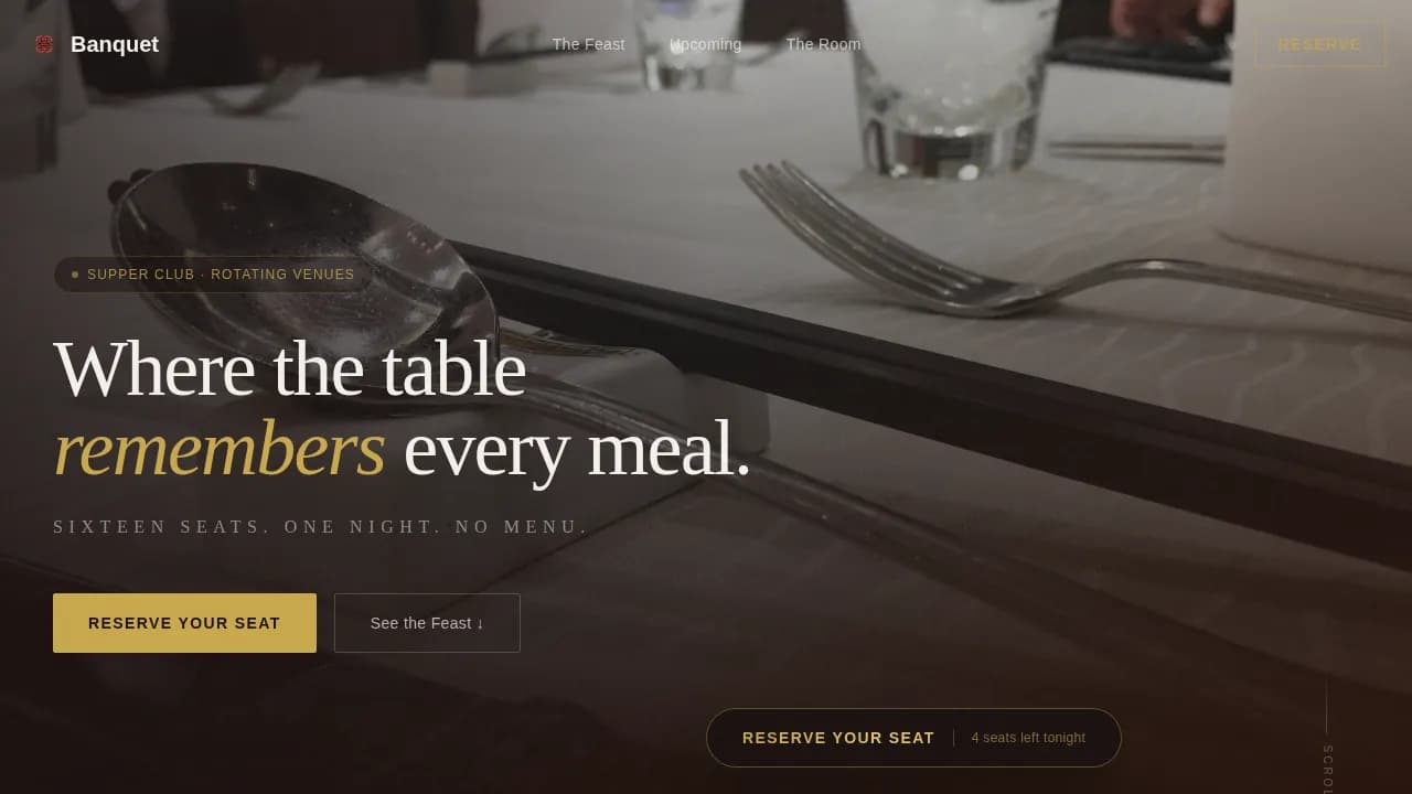 Chinese Dining Professional Website Template