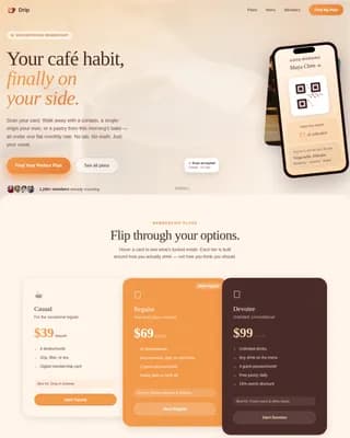 Subscription-Based Business Pricing Website Template