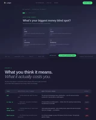 Personal Finance & Budgeting App Privacy Policy Website Template