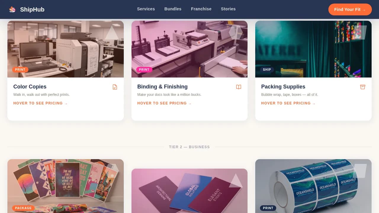 Franchise Business Professional Website Template