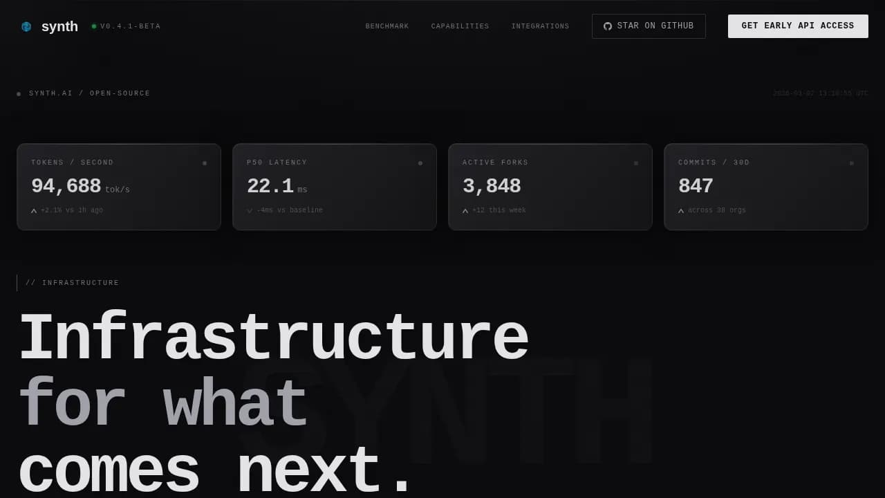 Generative AI Technology Professional Website Template