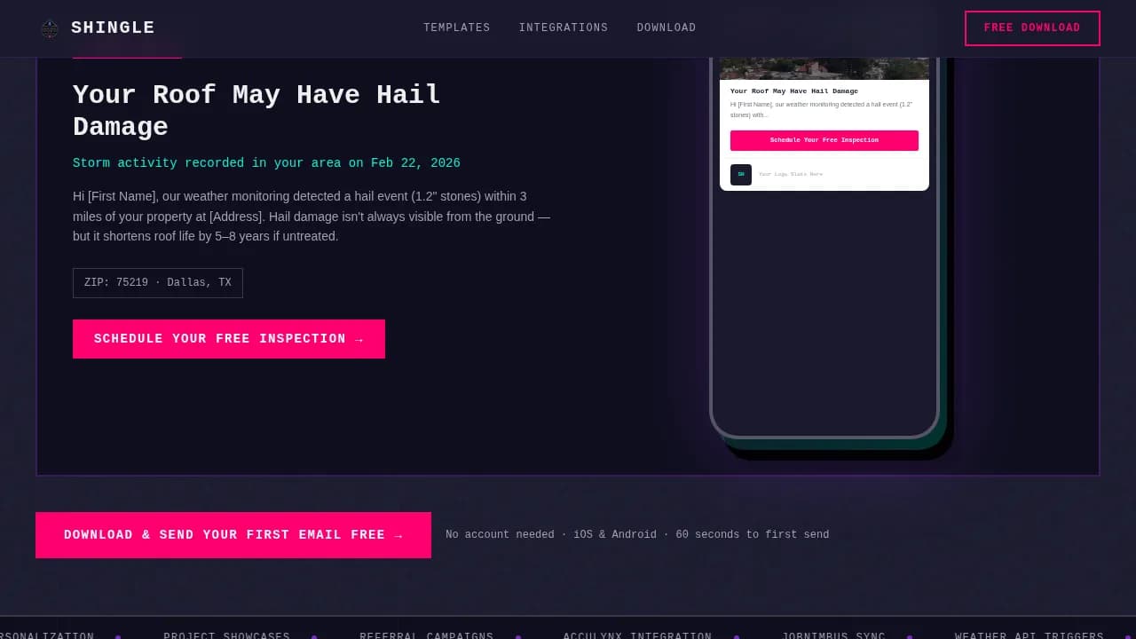 Ridge — Bold Roofing Newsletter Landing Page Template