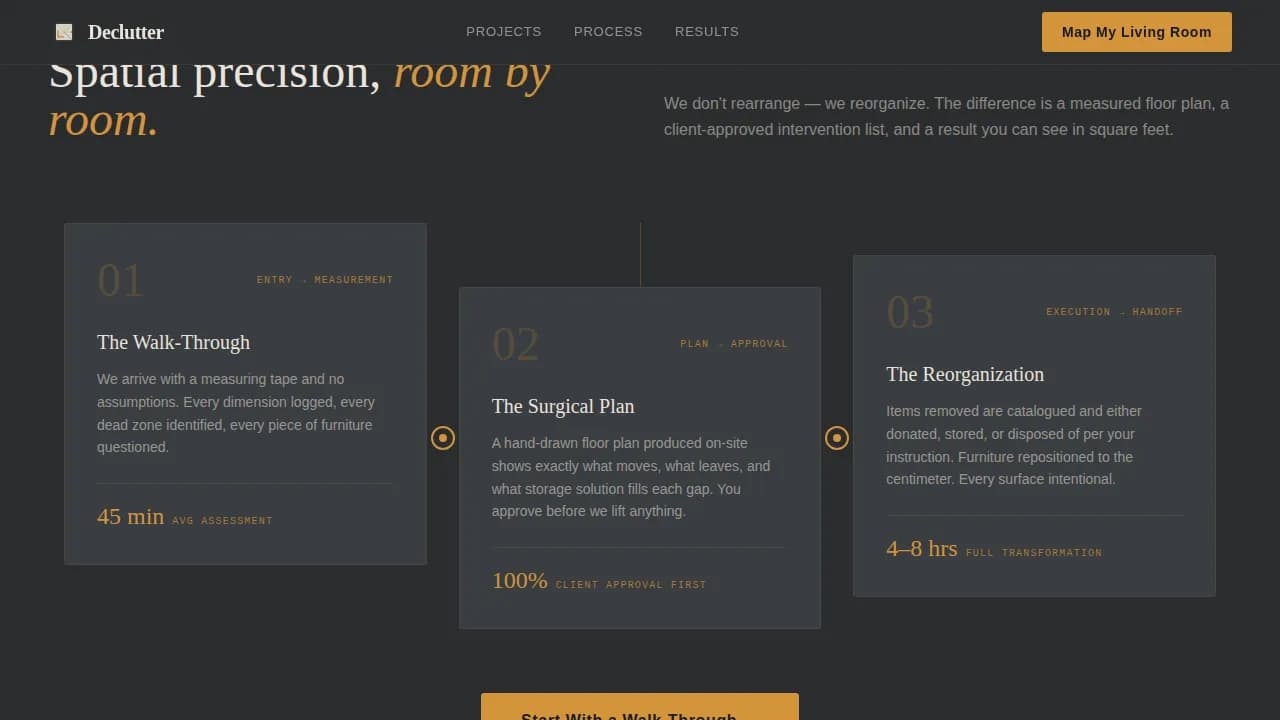 Living Room Renovation Professional Website Template