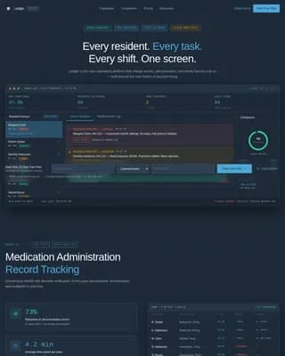 Elder Care Vertical SaaS Directory Website Template