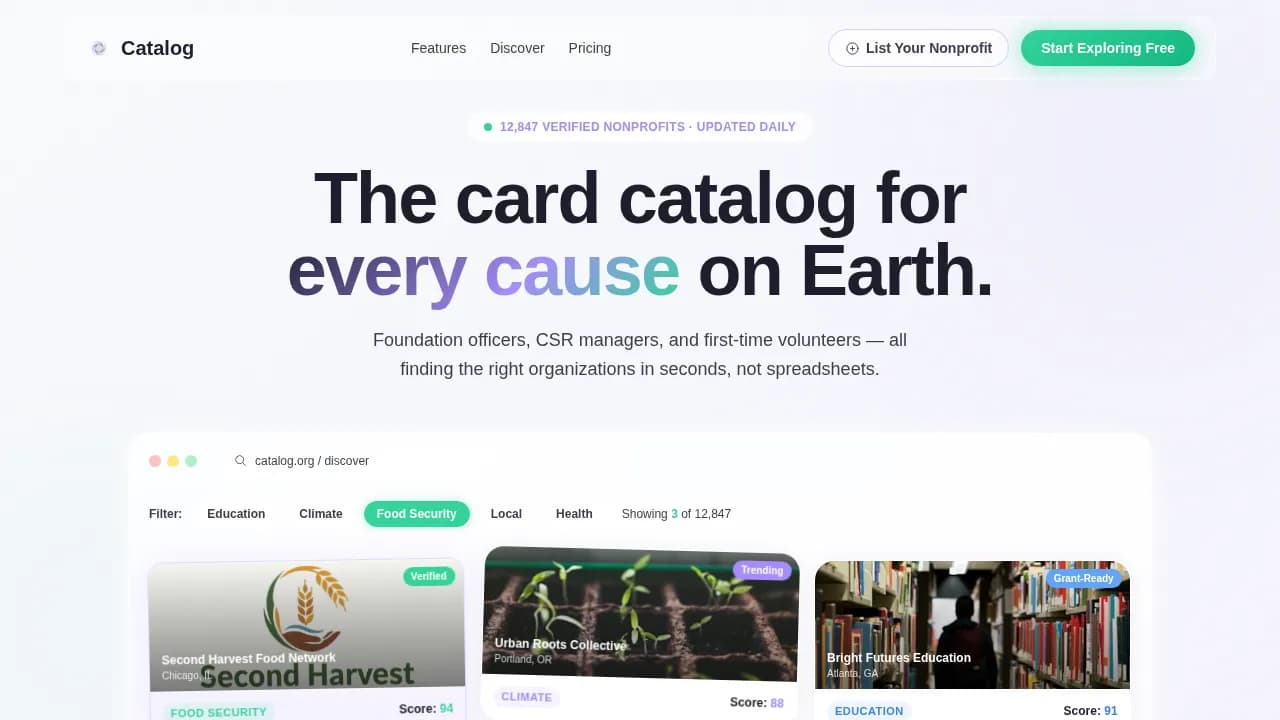 Nonprofit Digital Presence Reviews & Testimonials Website Template