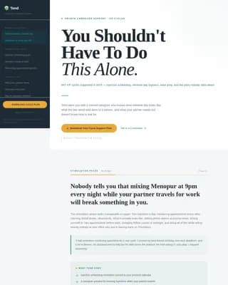Infertility Care Professional Website Template