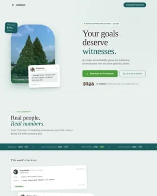 Ignite — Community Growth Marketing Landing Page Template