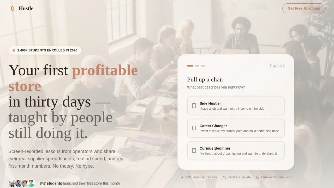 Online Skill Courses Professional Website Template