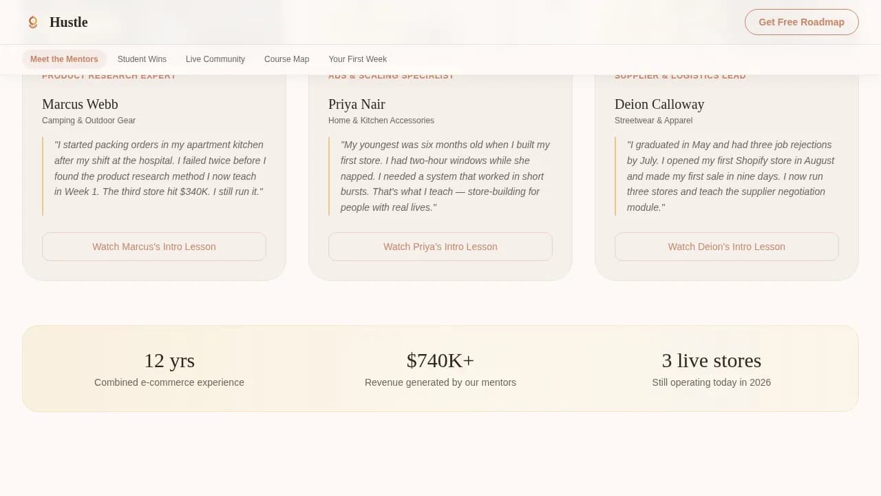 Online Skill Courses Professional Website Template