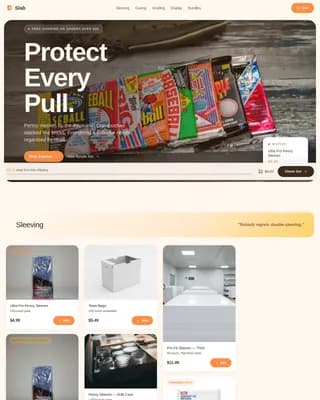 Hobby & Passion Supplies Professional Website Template