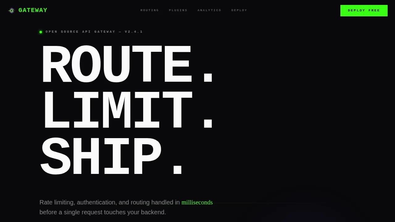 Connect — Powerful API Integration Landing Page Template