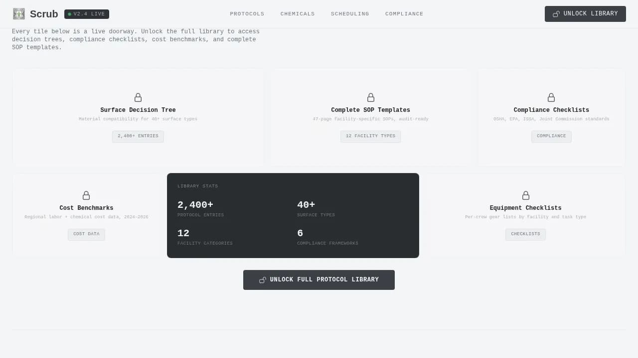Cleaning Service Digital Presence Cost Calculator Website Template