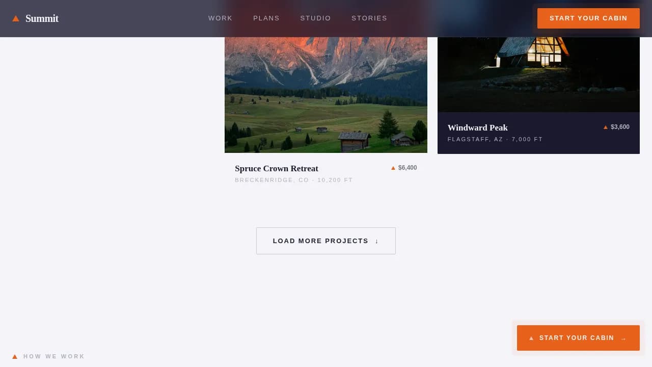 Residential Design Portfolio Website Template