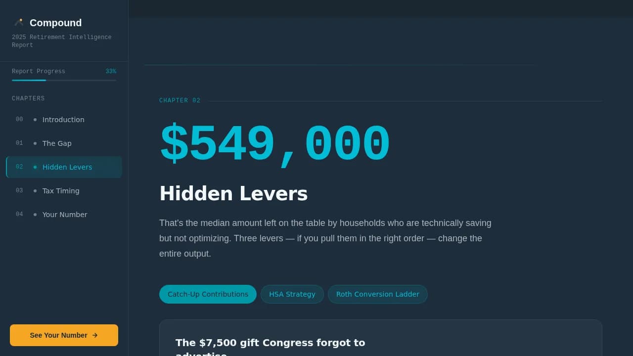 Prosperity — Smart Retirement Planning Landing Page Template