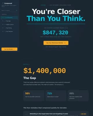 Financial Literacy & Education Professional Website Template