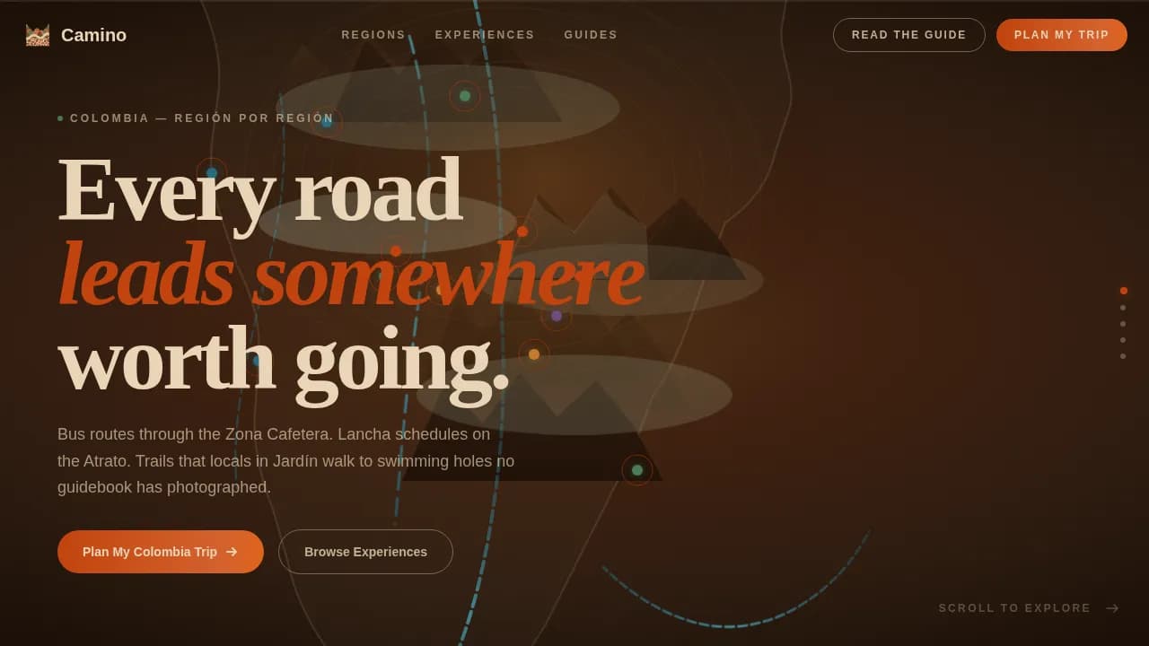 Journey — Curated Travel Guide Landing Page Template