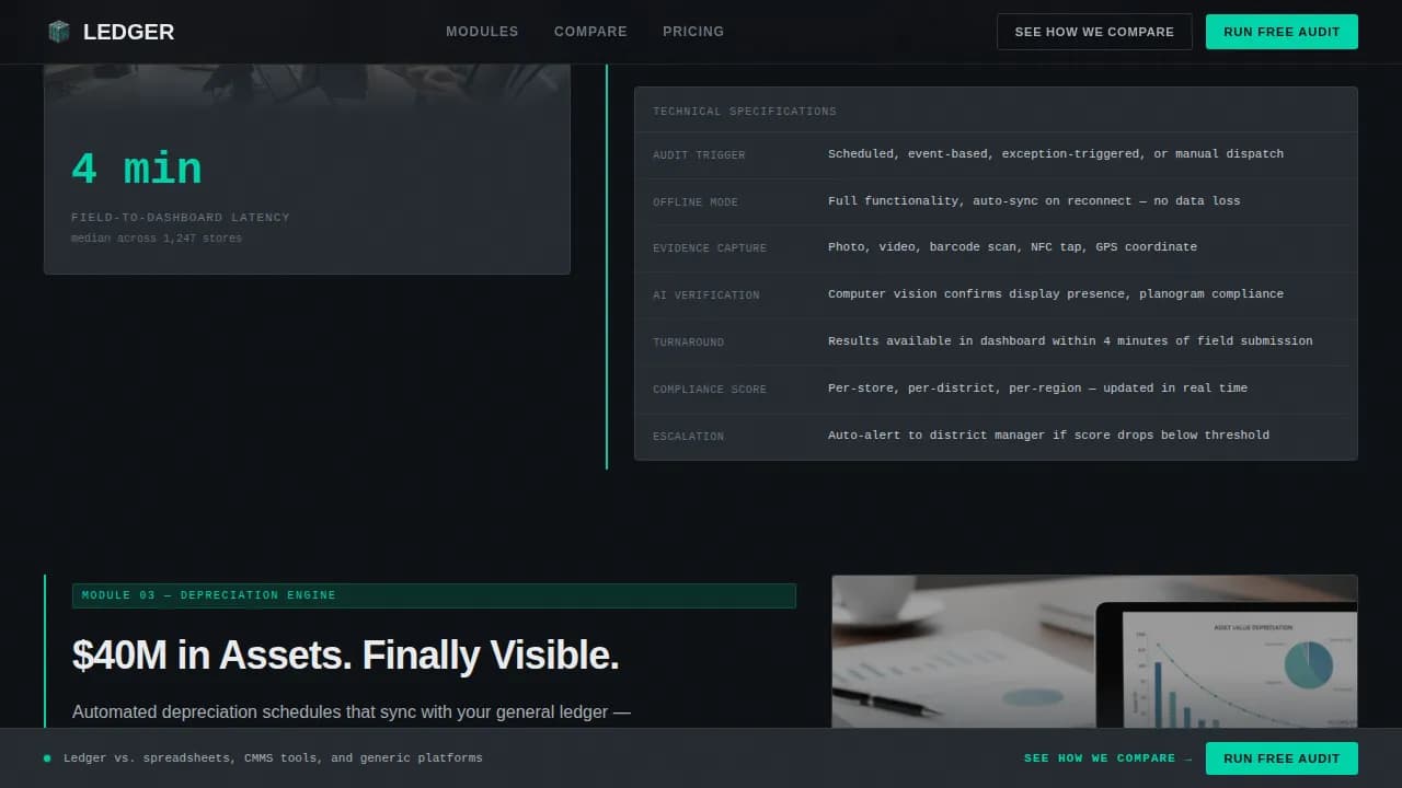 Retail Software Professional Website Template