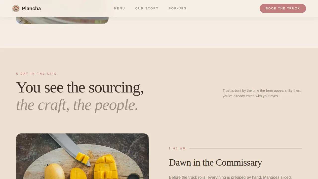 Whole30 Food & Dining Booking Website Template