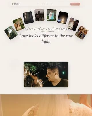 Industrial Chic Wedding Professional Website Template
