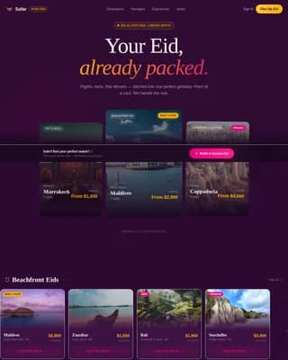 Eid Business Booking Website Template