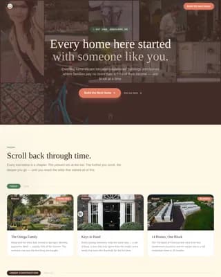 Foundation — Community Housing Giving Landing Page Template