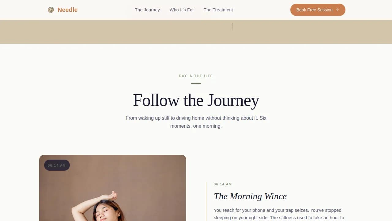 Chiropractor & Physical Therapy Booking Website Template