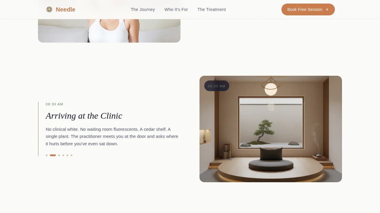 Chiropractor & Physical Therapy Booking Website Template