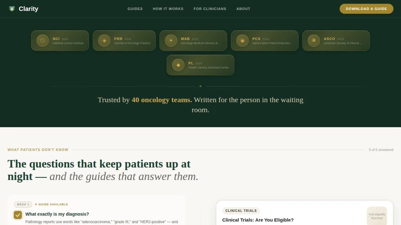 Oncology Medicine Reviews Website Template
