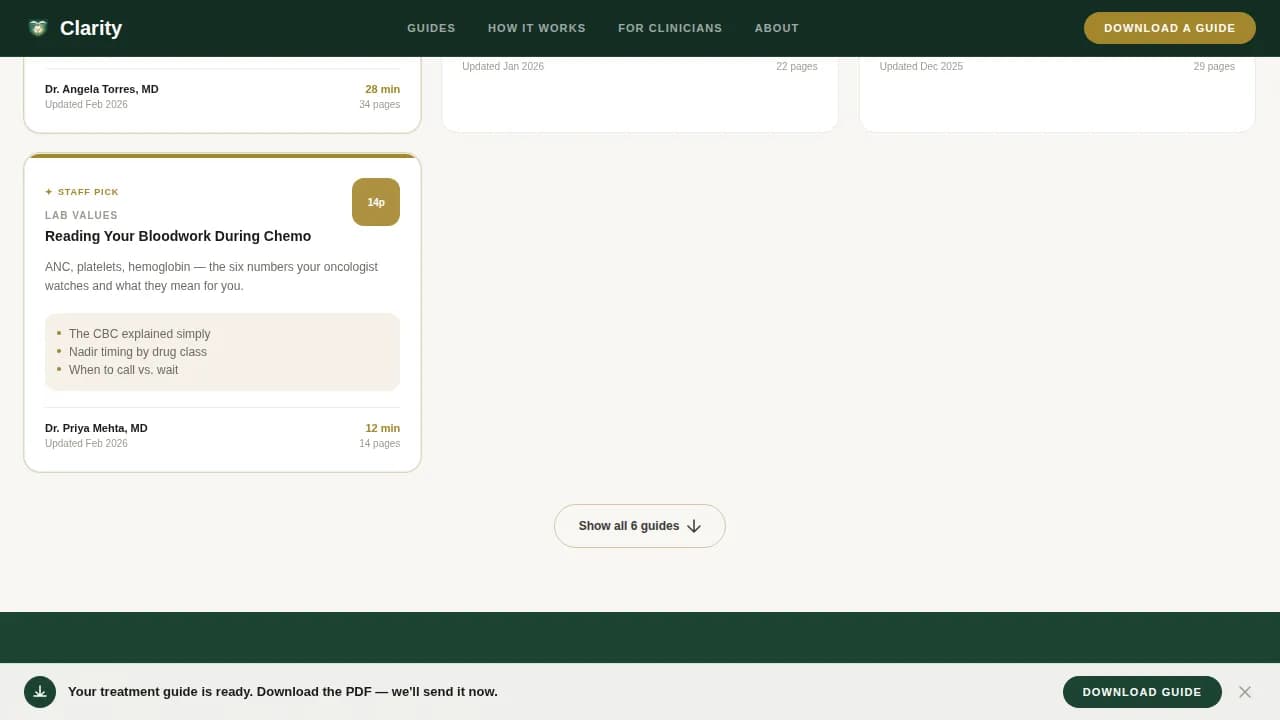 Oncology Medicine Reviews Website Template