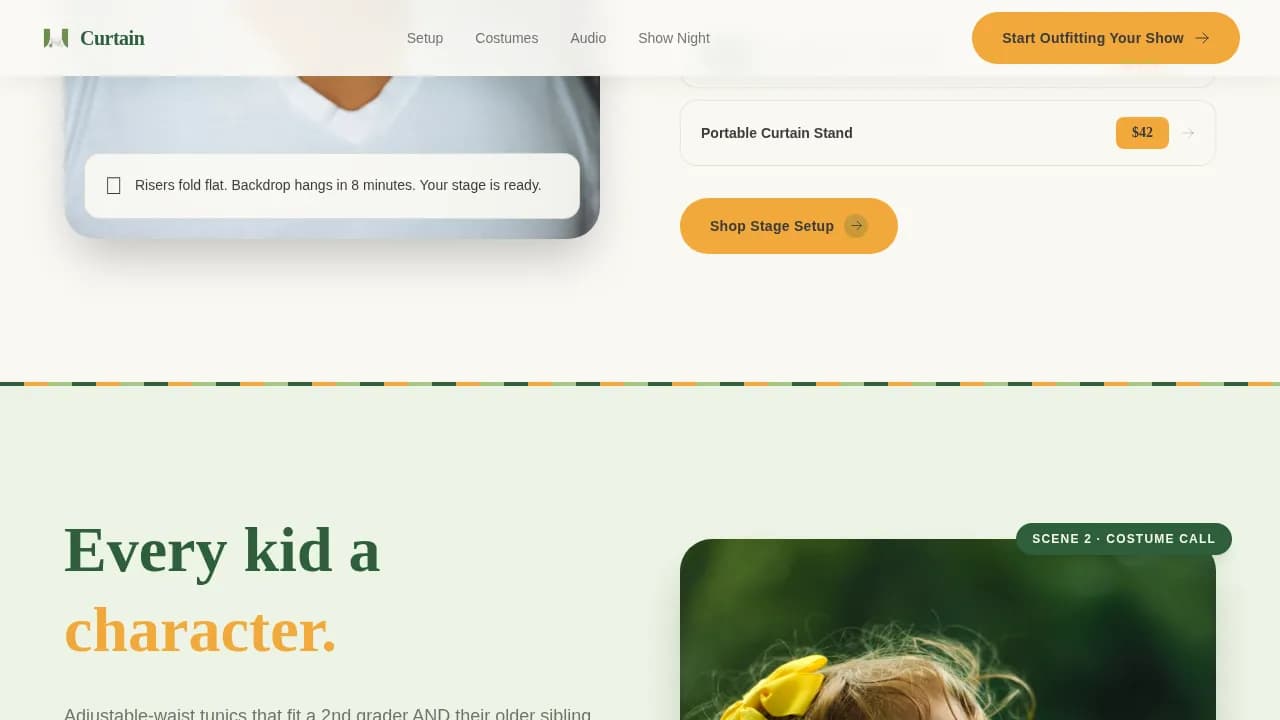 Kids Drama & Theater Directory Website Template