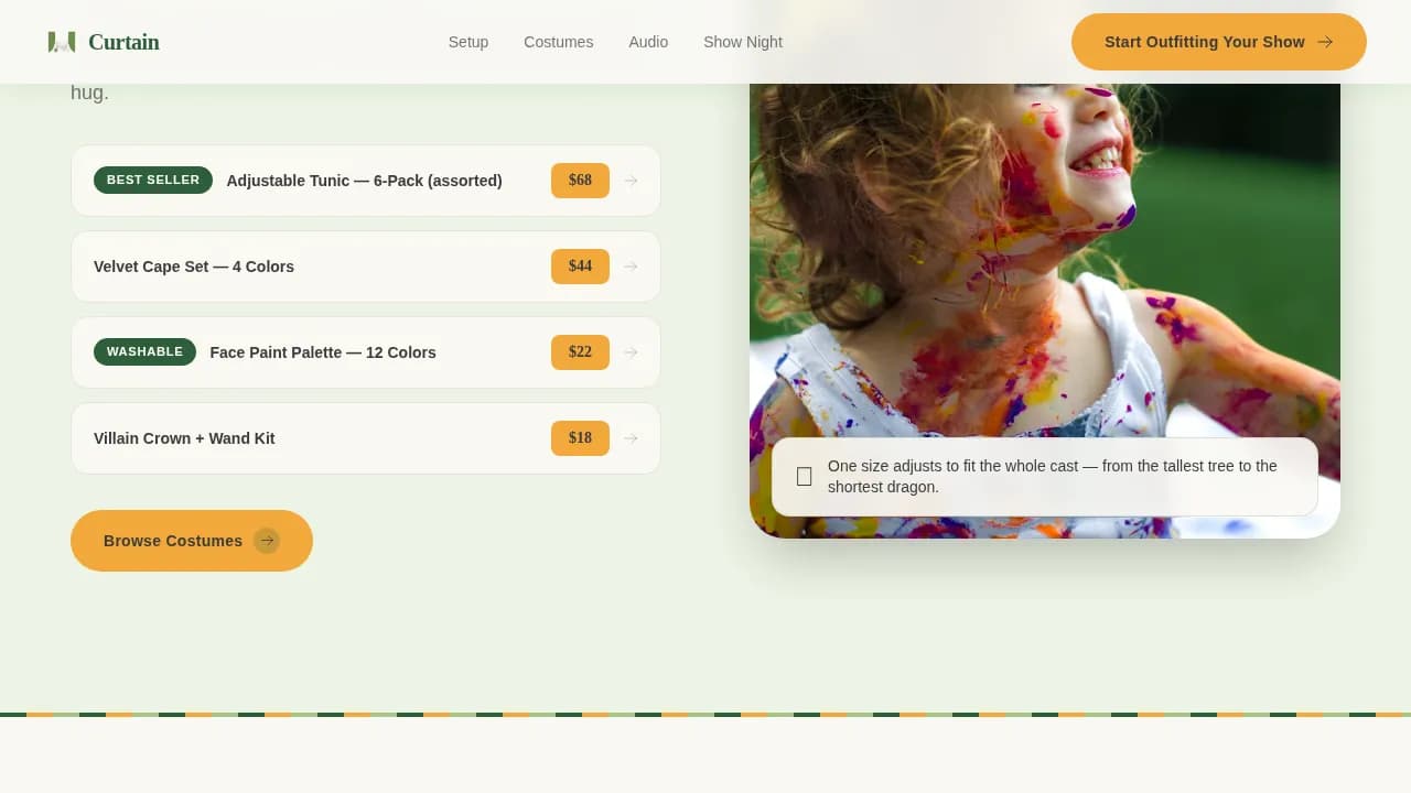 Kids Drama & Theater Directory Website Template