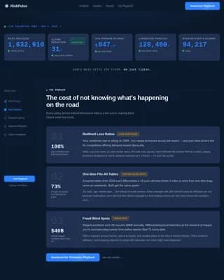 InsurTech & Digital Insurance Pricing Website Template